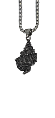 Pendentif bulot acier inoxydable 316L