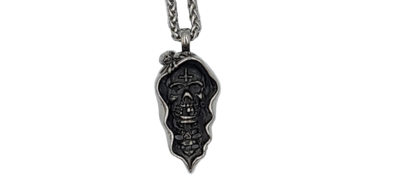 Pendentif faucheuse acier inoxydable 316L