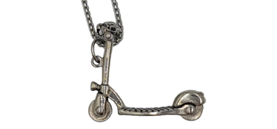 Pendentif trottinette acier inoxydable 316L
