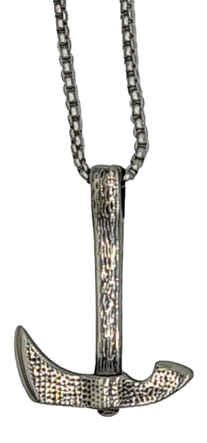Pendentif hache viking acier inoxydable 316L