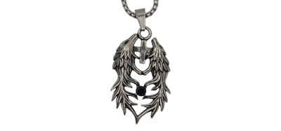 Pendentif loup Acier inoxydable 316L