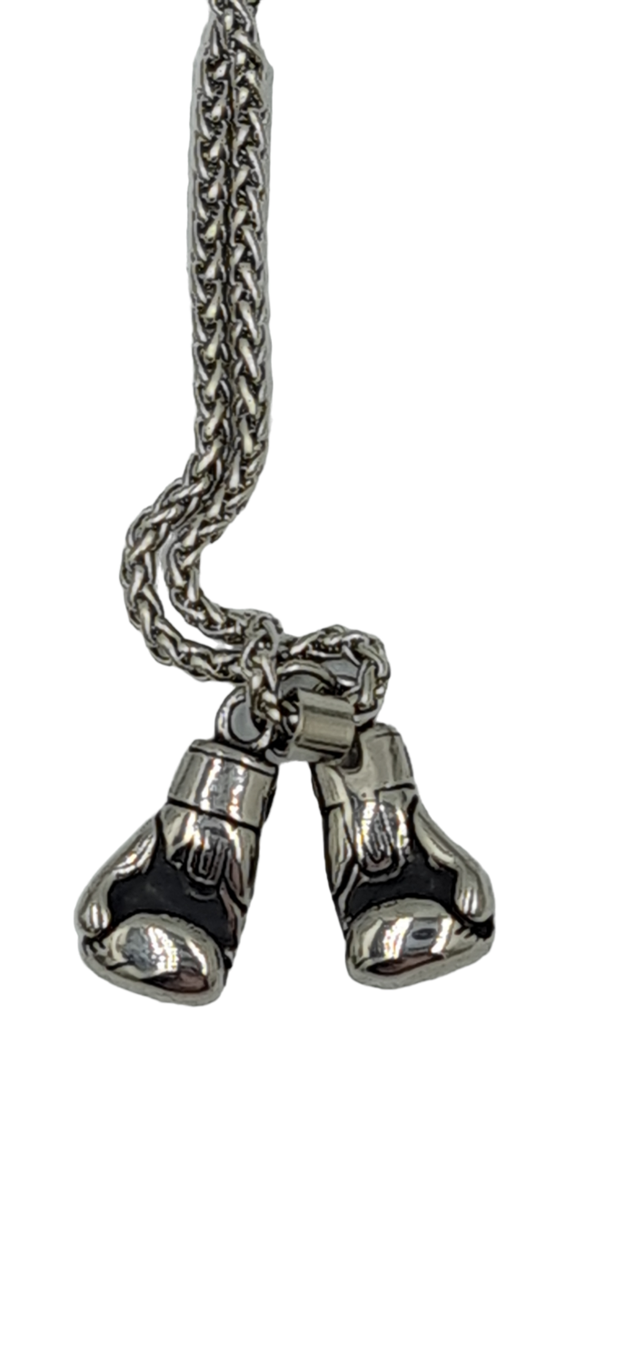 Pendentif Gant de boxe acier inoxydable 316L