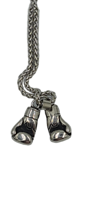 Pendentif Gant de boxe acier inoxydable 316L