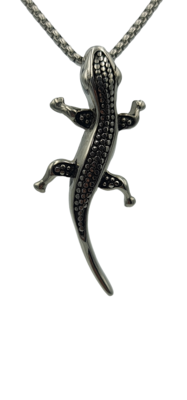 Pendentif Gecko acier inoxydable 316L