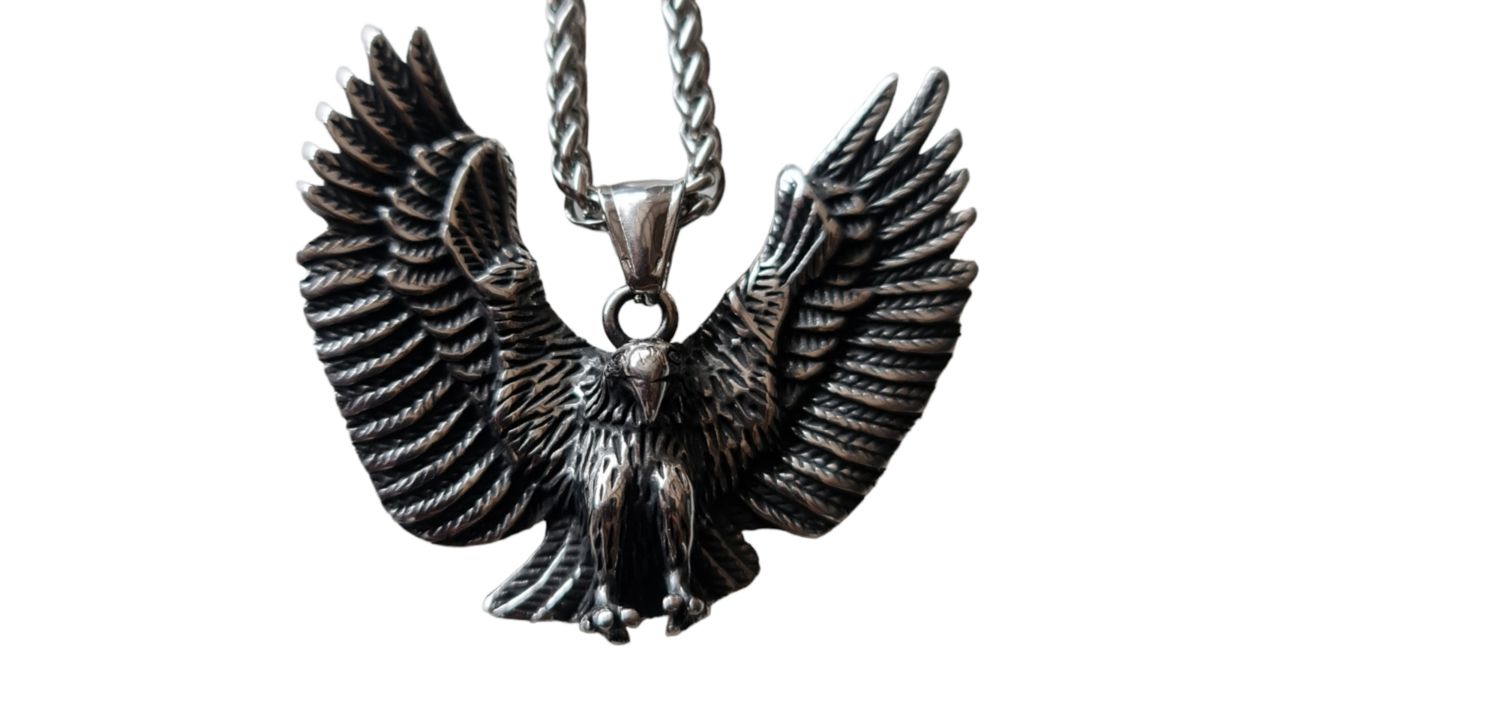 Pendentif Aigle acier inoxydable 316L