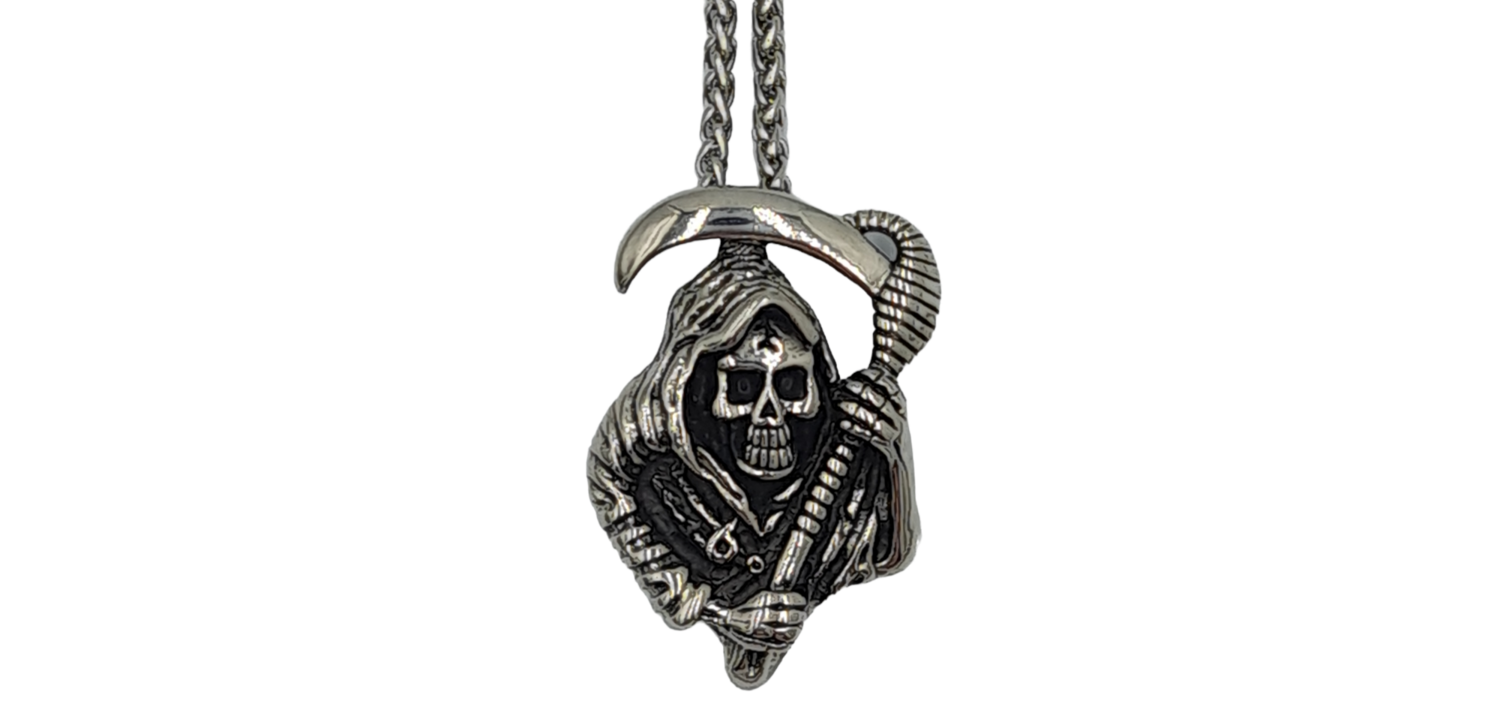 Pendentif Faucheuse acier inoxydable 316L