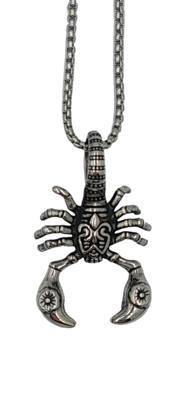 Pendentif scorpion acier inoxydable 316L