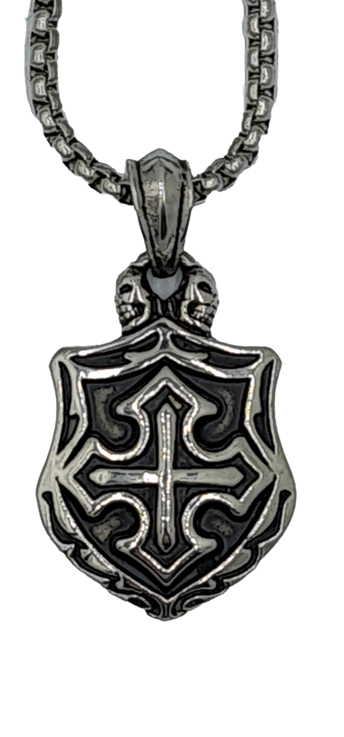Pendentif Croix des templiers acier inoxydable 316L
