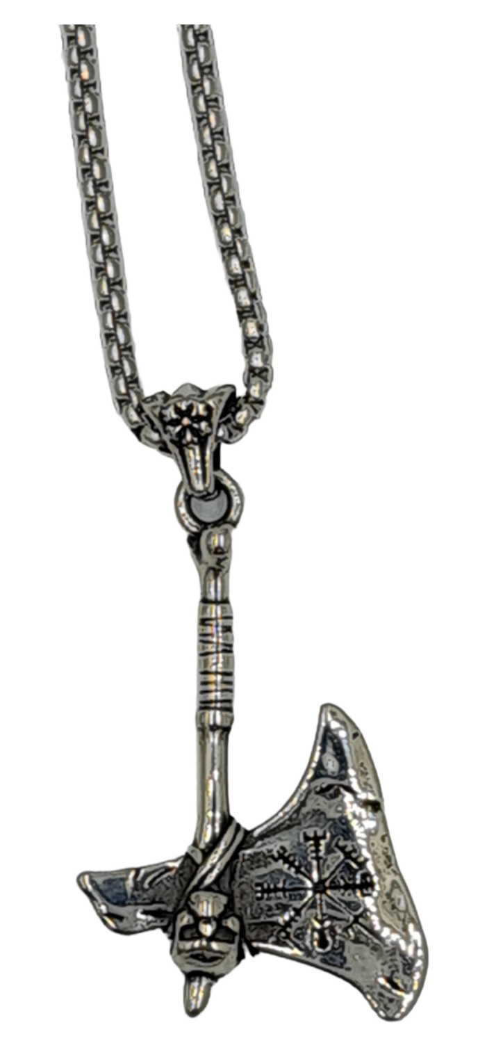 Pendentif marteau de Thor acier inoxydable 316L