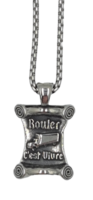 Pendentif parchemin Routier acier inoxydable 316L