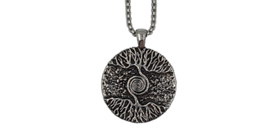 Pendentif arbre de vie acier inoxydable 316L