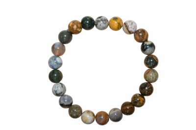 Bracelet Pierre Naturelle Jaspe Orbiculaire