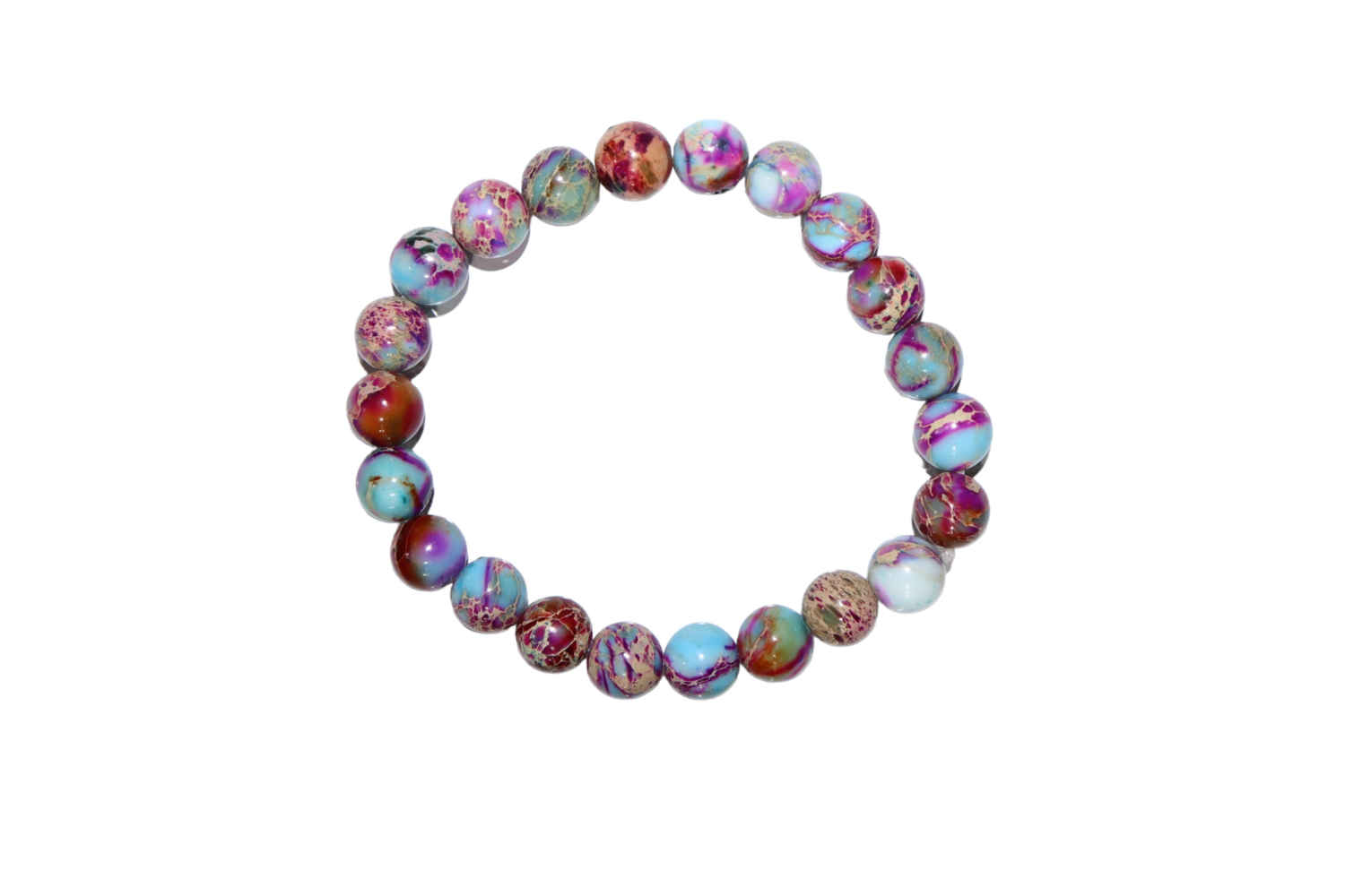 Bracelet pierre naturelle Jaspe Imperial