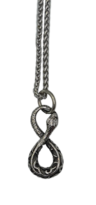 Pendentif serpent acier inoxydable 316L