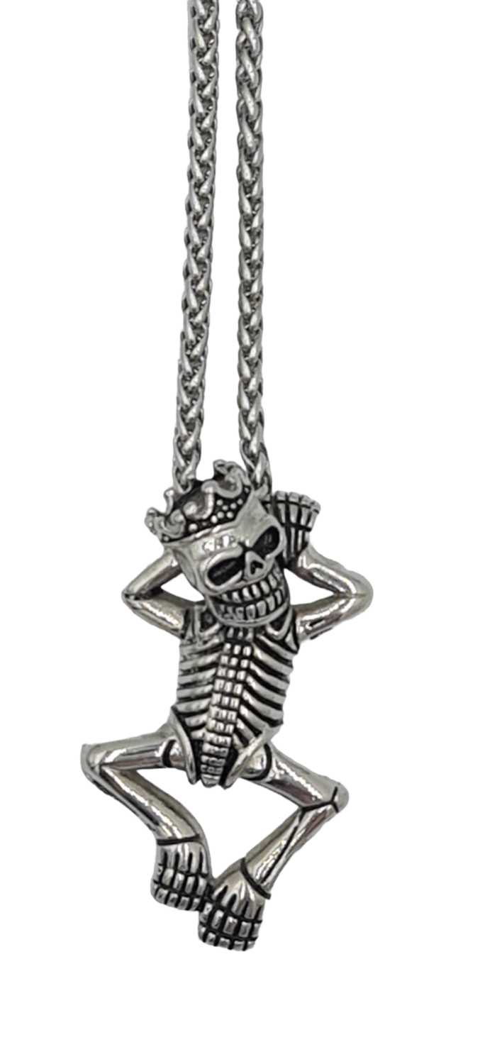 Pendentif bébé squelette acier inoxydable 316L