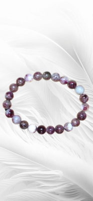 Bracelet pierre naturelle Tourmaline Rose