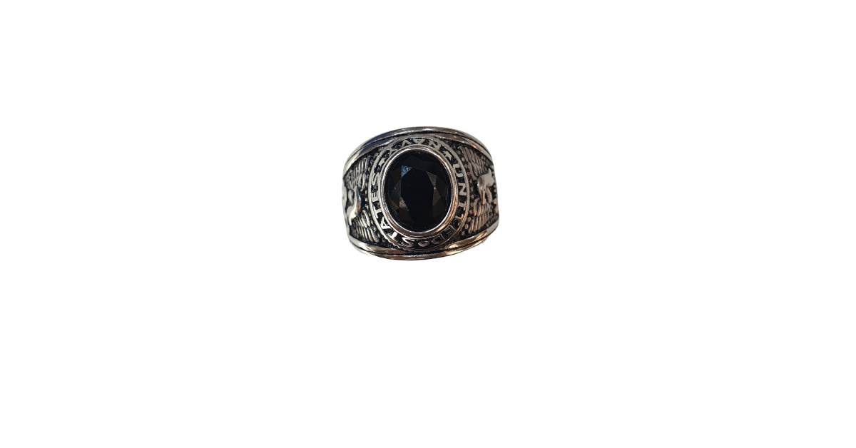 Bague Biker United state navy Acier inoxydable 316L
