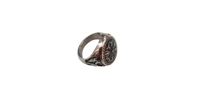 Bague Viking Boussole de protection Acier inoxydable 316L