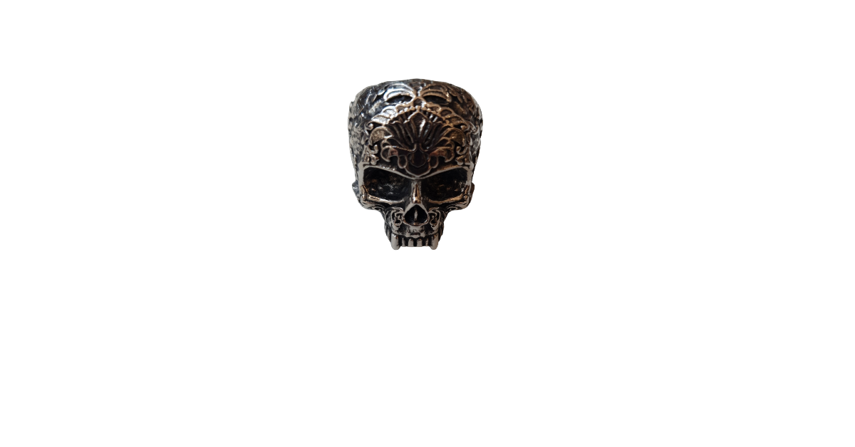 Bague tête de mort Acier inoxydable 316L