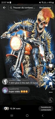 T-shirt glow in the dark
