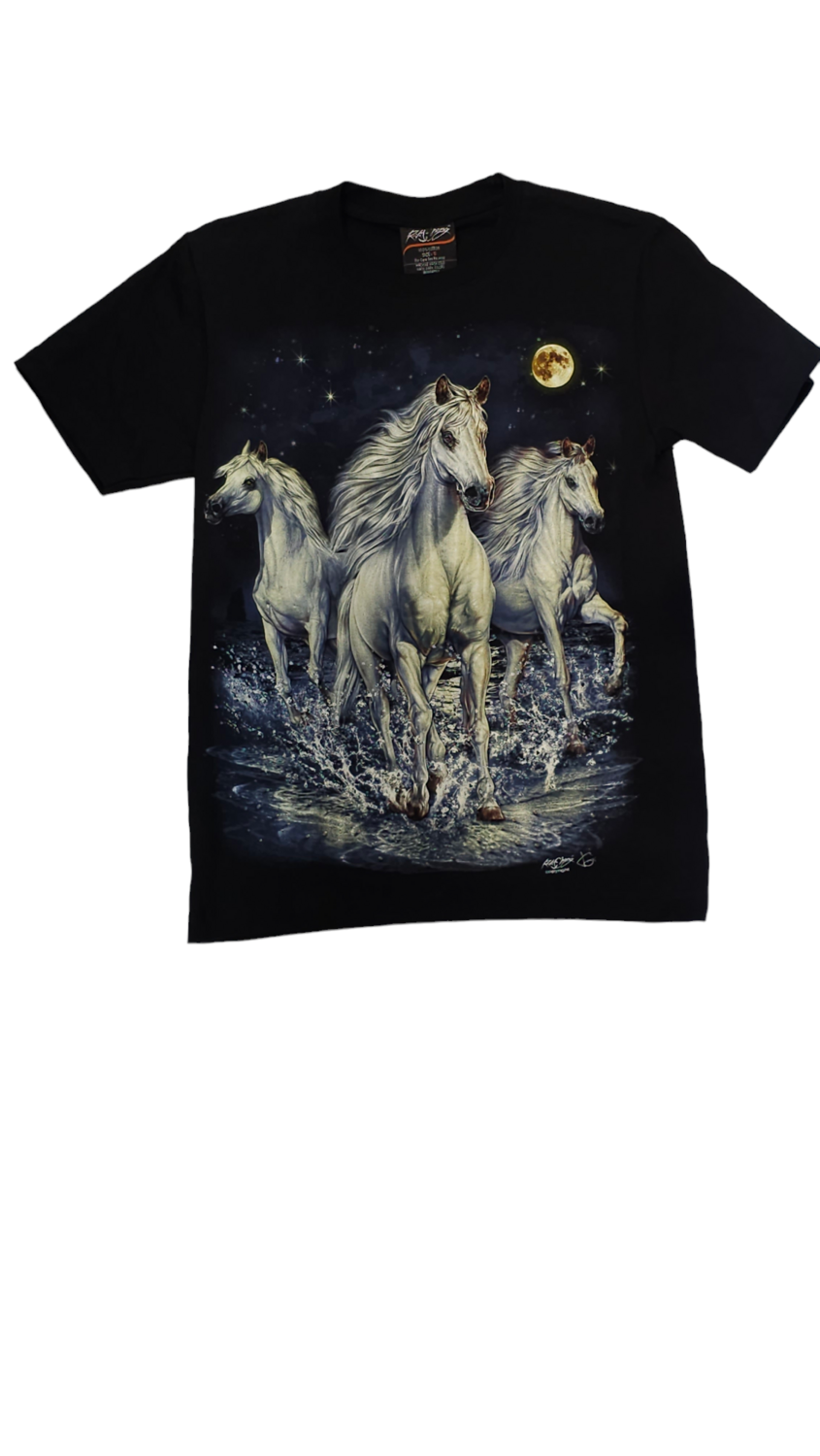 T-shirt chevaux