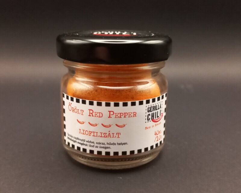 Őrölt Red Pepper Liofilizált