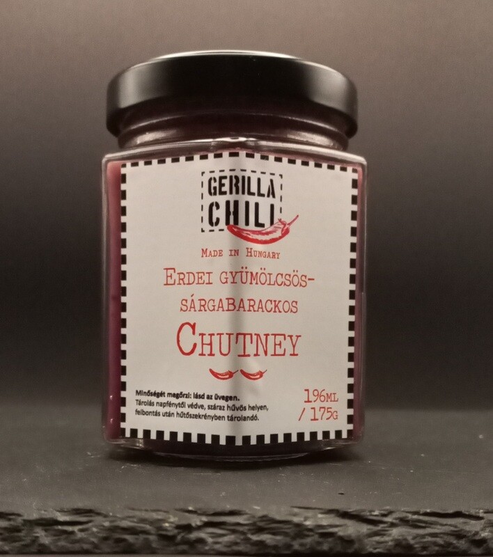 Chutney Erdei gyümölcsös -Sárgabarackos