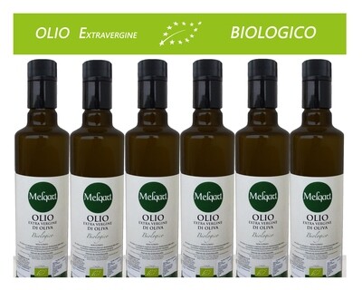 ---&quot;SPEDIZIONE GRATUITA&quot; --- 6 bottiglie da 0,75 litri di Olio extravergine di oliva &quot;MELQART&quot; 100% Siciliano 2023-24 
BIOLOGICO