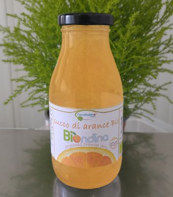 Succo di arancia di ribera Bio 100% succo , zero zuccheri aggiunti. 25cl