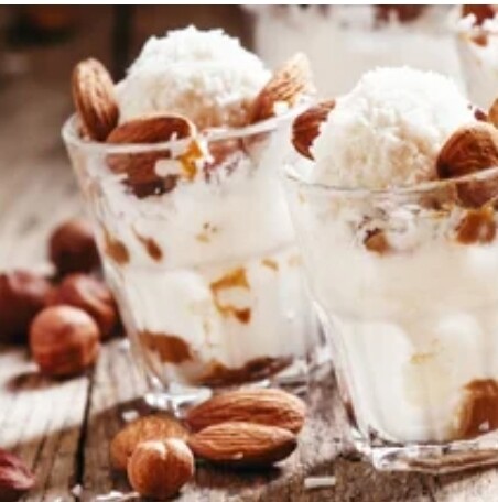 Almond Vanilla Label Bath Bar