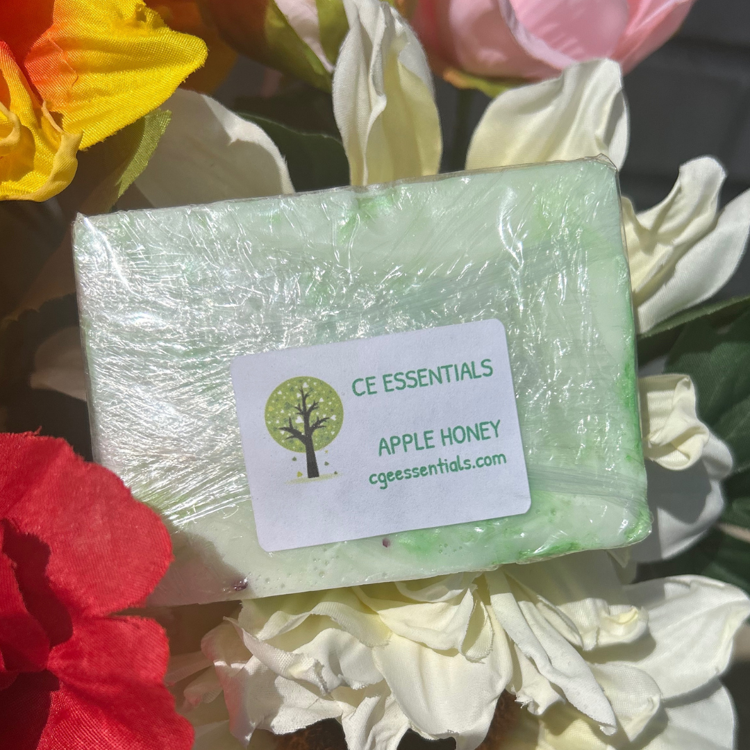 Apple Honey Label Bath Bar