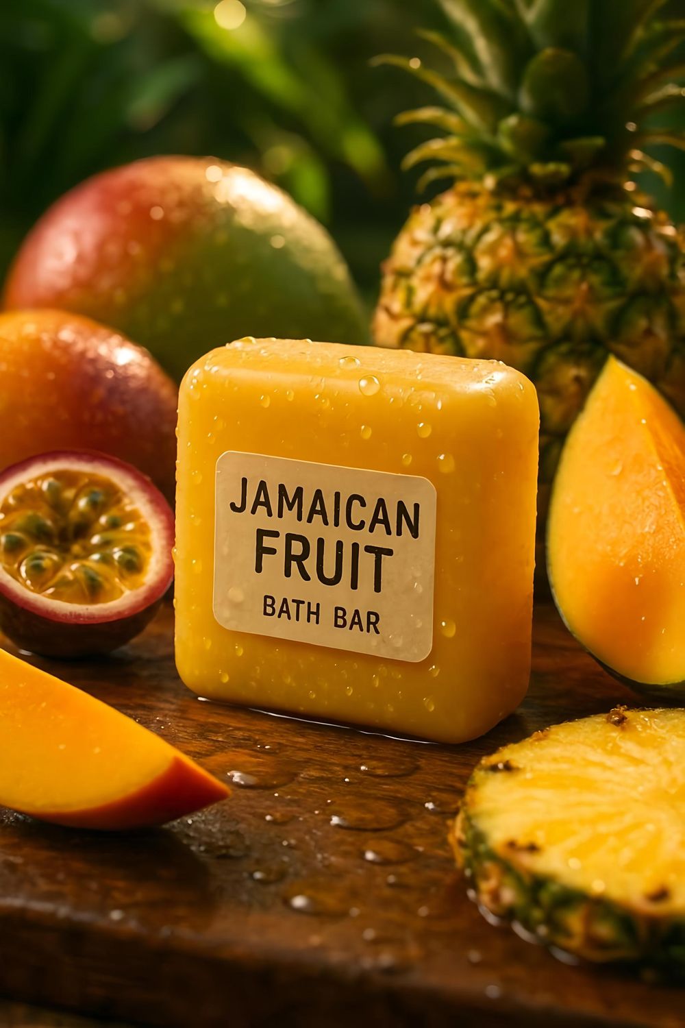 Jamaican Fruit Label Bath Bar