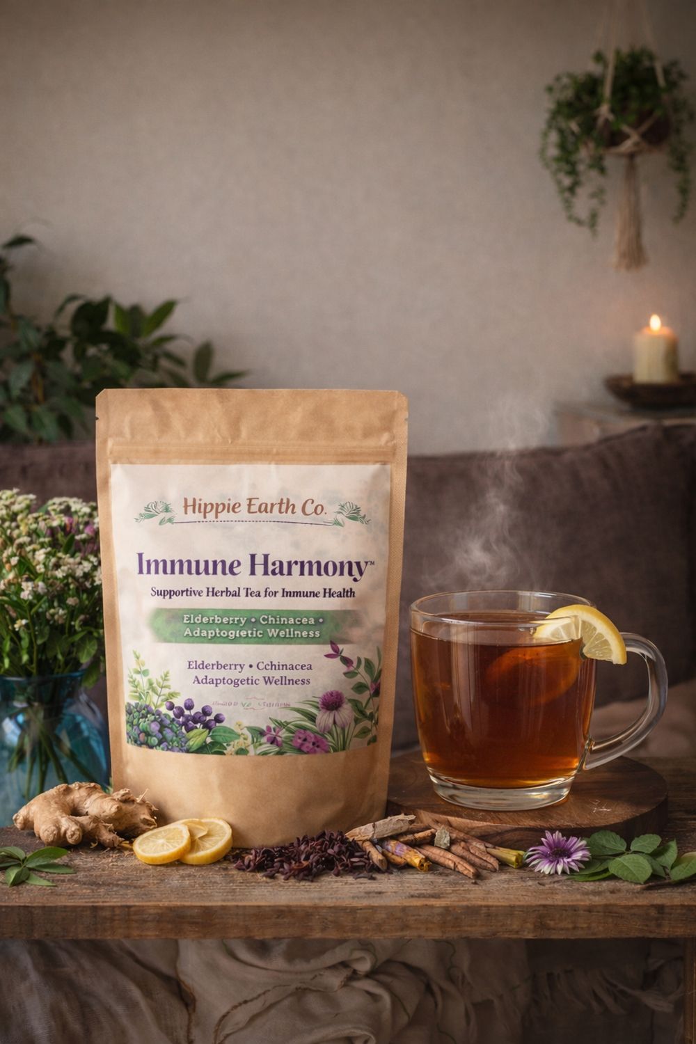 🌿 Immune Harmony™ – Supportive Herbal Tea for Immune Health