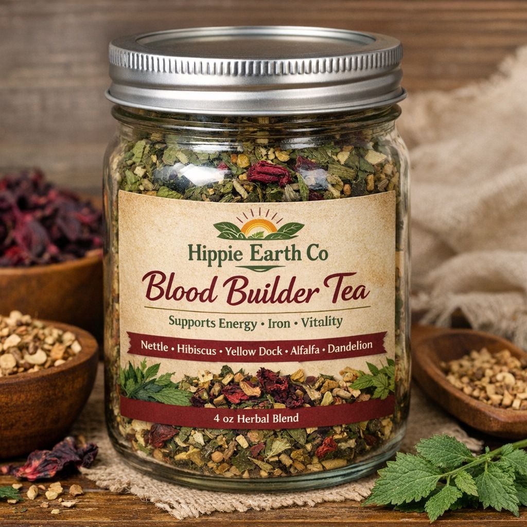 Hippie Earth Blood Builder Tea Blend 4 oz