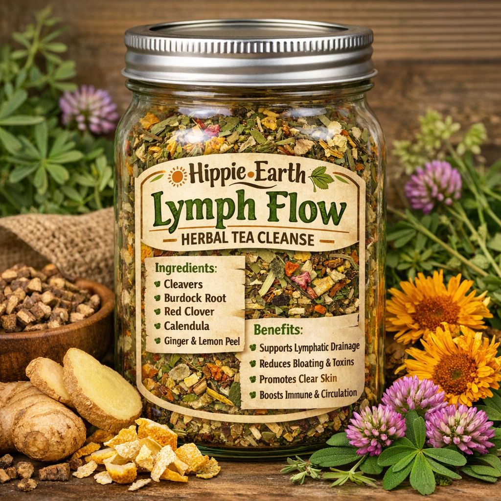 Hippie Earth  Lymphatic Glow Tea Blend 4 oz