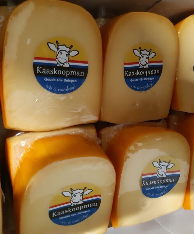 Belegen kaas 48+ 500gr