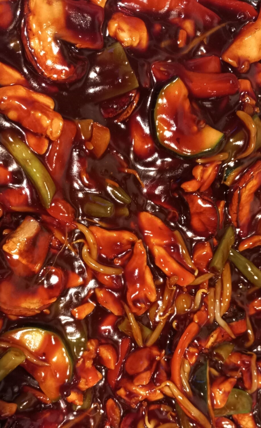 Kip en Groente in Ketjapsaus 250gr