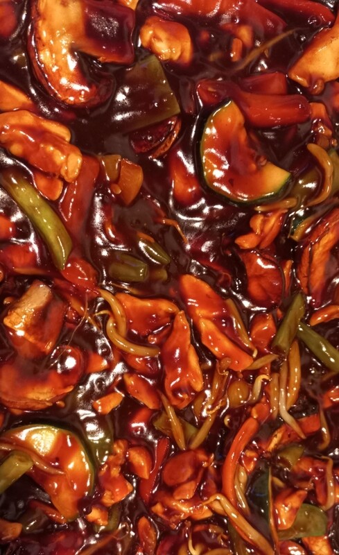 Kip en Groente in Ketjapsaus 250gr