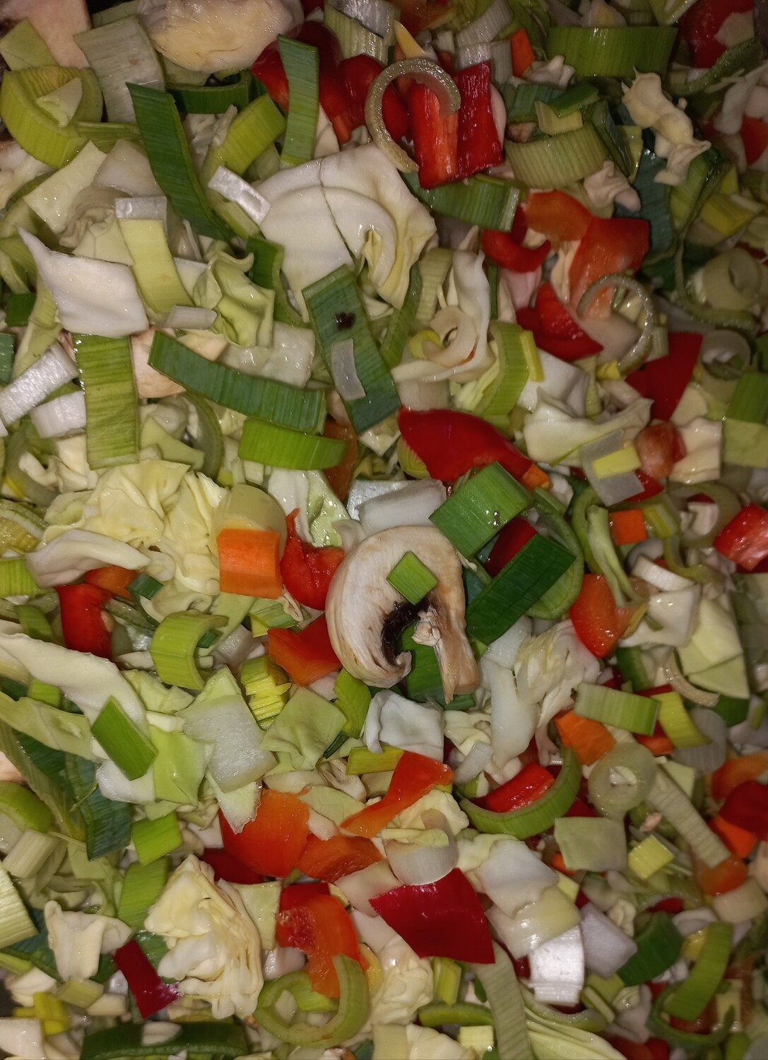 Bami/Nasi groente gesneden 250gr 
