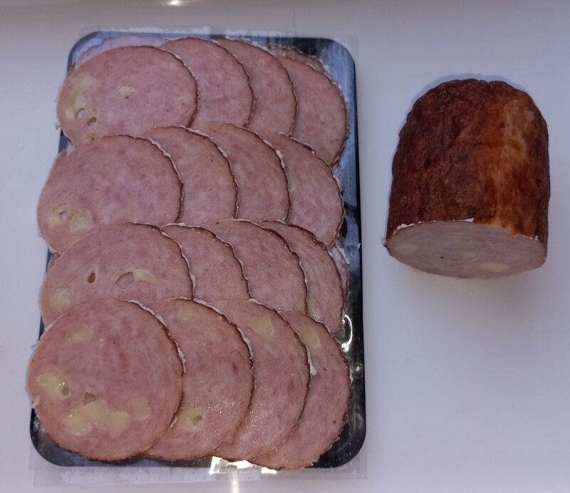 Grillworst Kaas gesneden 100gr