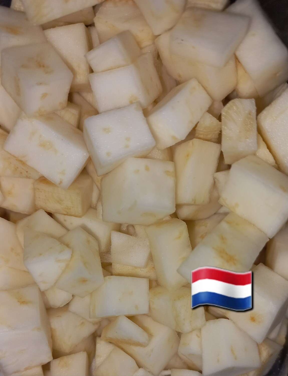 Knolselderij gesneden 250gr 