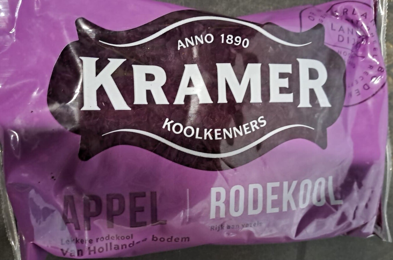 Rode kool met Appel pakje 500gr