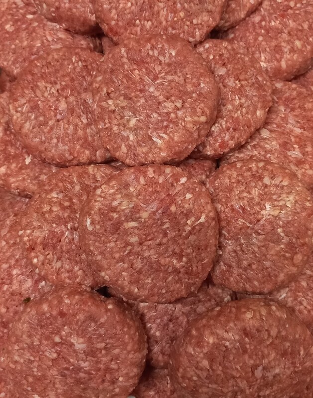 Runder Hamburgers per stuk