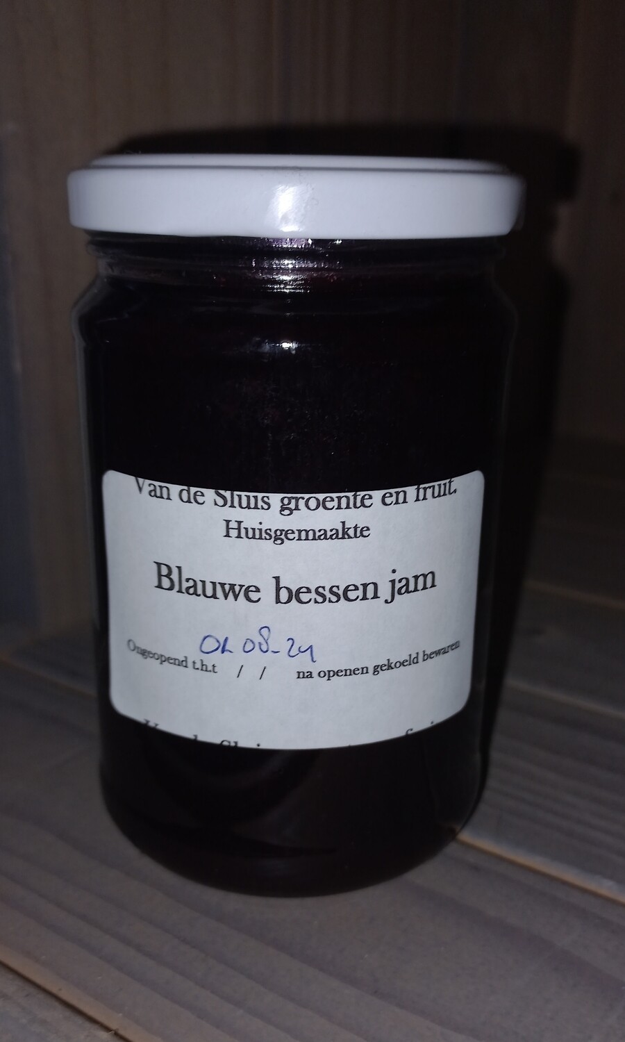 Blauwe bessen jam