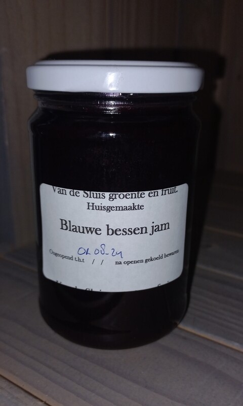 Blauwe bessen jam