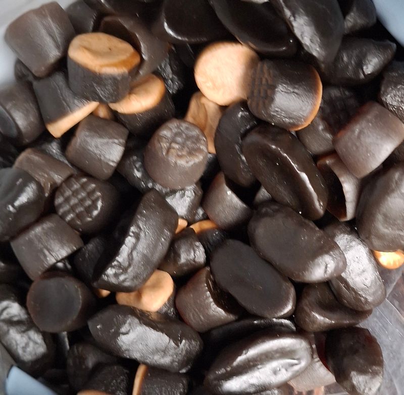 Gemixte drop suikervrij 250gr Gemixte drop suikervrij 250gr