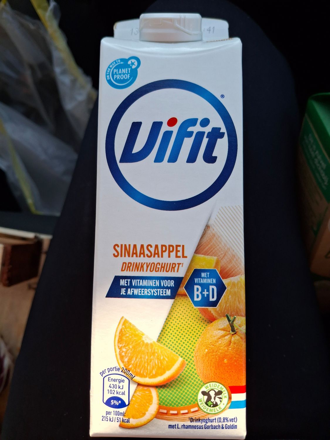 Vifit drinkyoghurt sinaasappel 500ml tht13/2