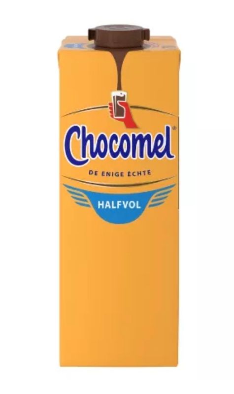 Chocomel halfvol de enige echte 1liter tht5/11 Chocomel halfvol de enige echte 1liter tht5/11