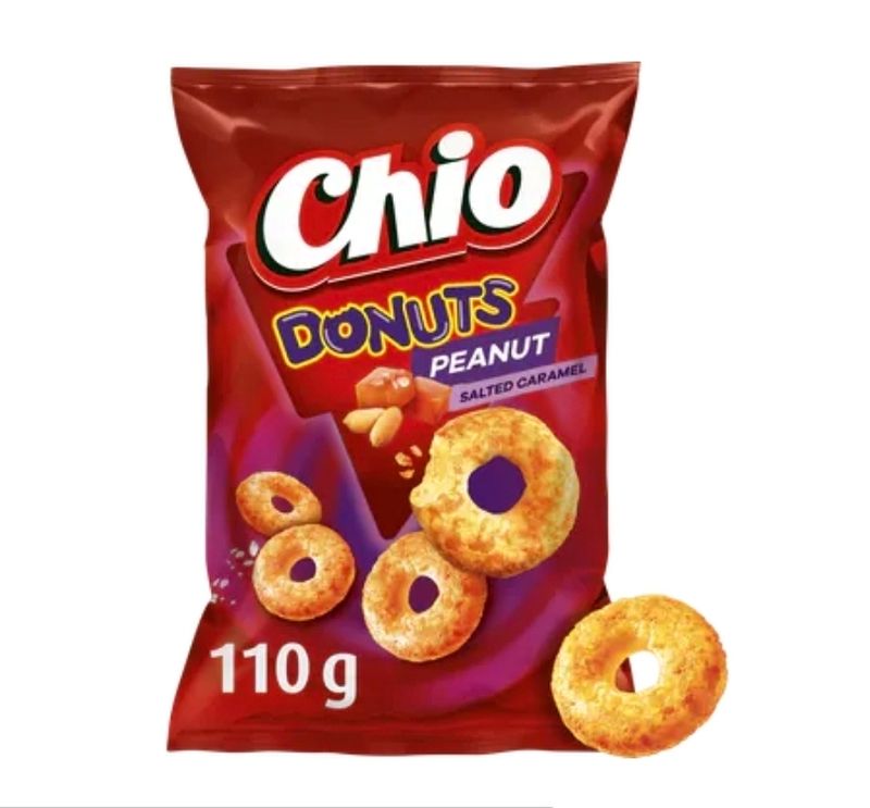 Chio chips donut caramel/zeezout 110gr Chio chips donut caramel/zeezout 110gr