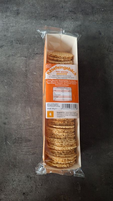 Kaas koekjes/toastjes 80gr